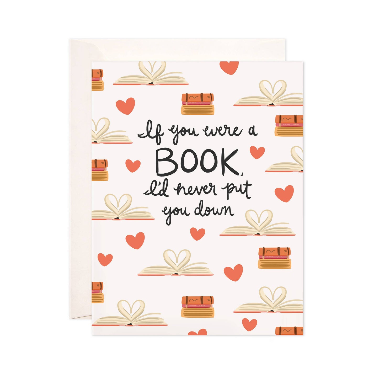 Book Love Greeting Card - Love & Friendship Card