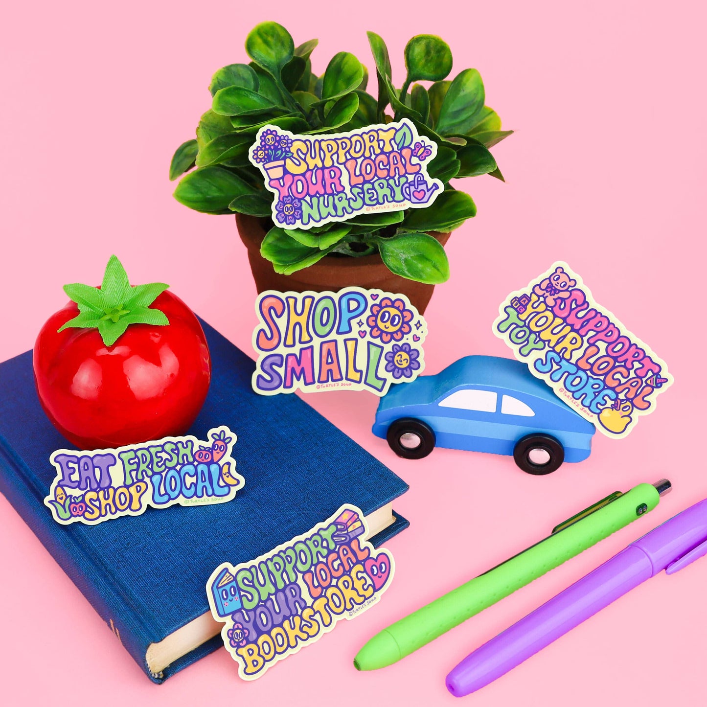 Support Your Local Bookstore Vinyl Sticker