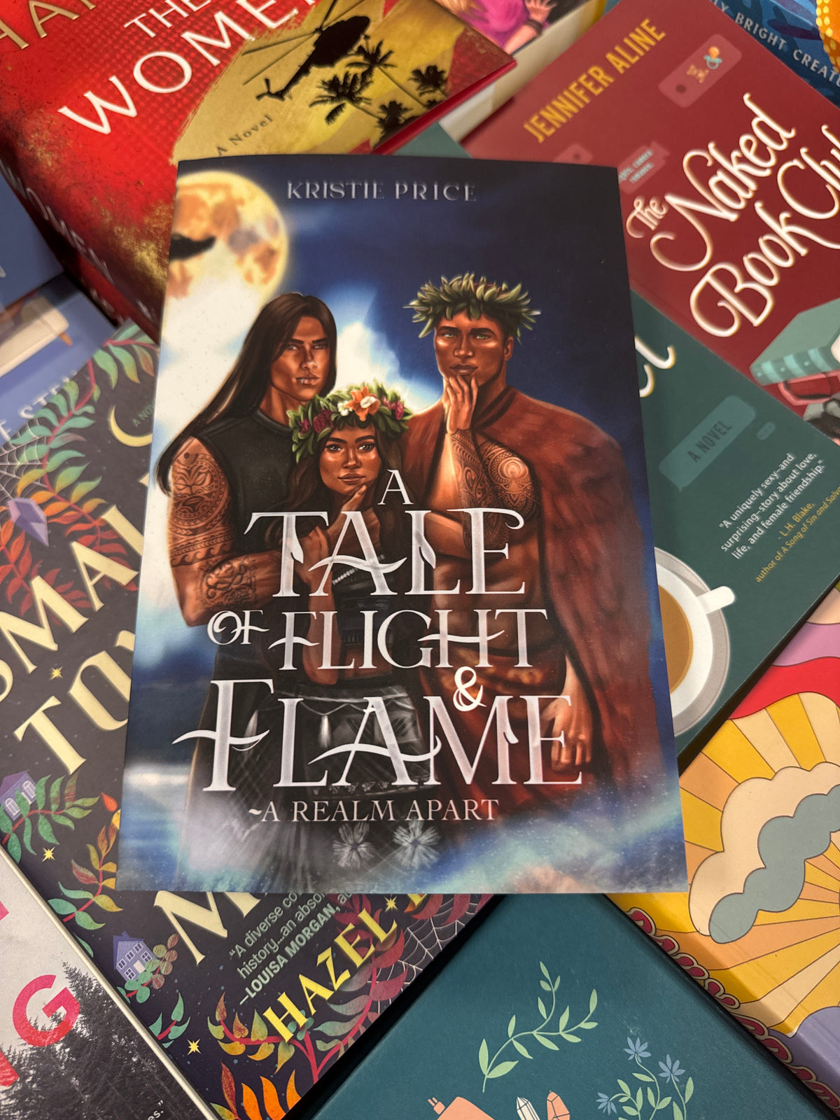 A Tale of Flight & Fame paperback book by Kristie Price with illustrated cover art