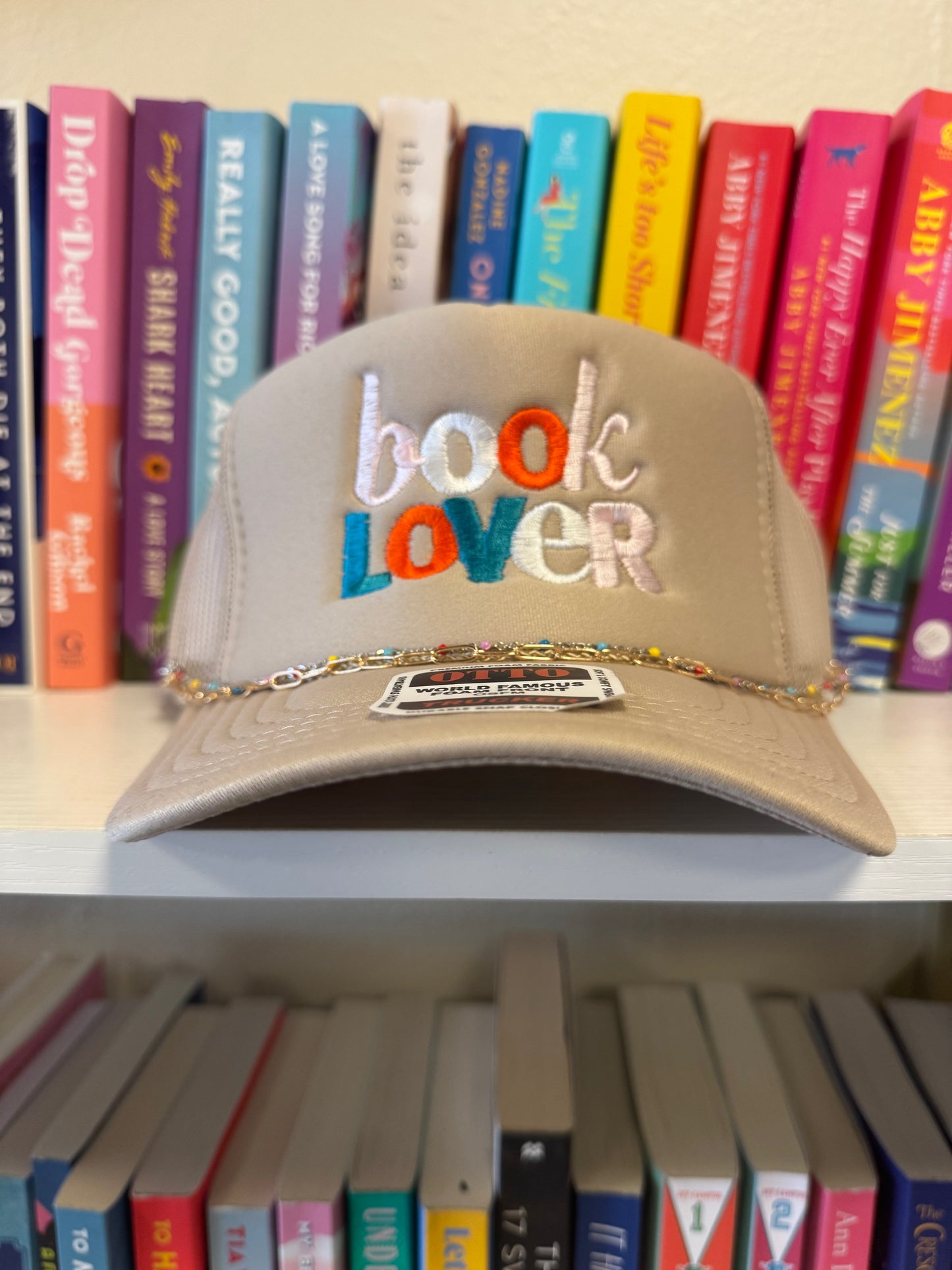 Book Lover Hat with Cute Chain