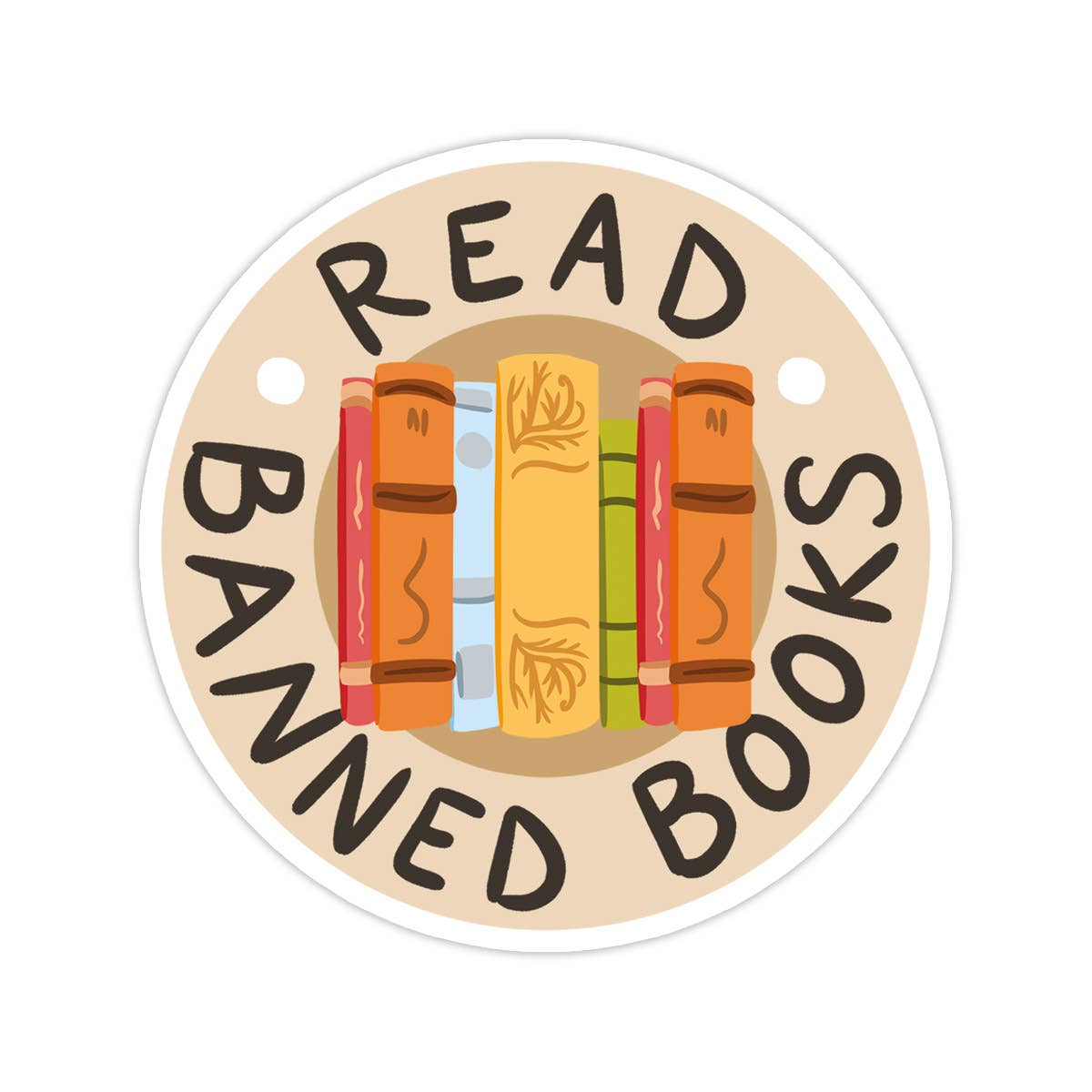 Banned Books Vinyl Sticker - Perfect for Bookstores: No packaging - sent loose