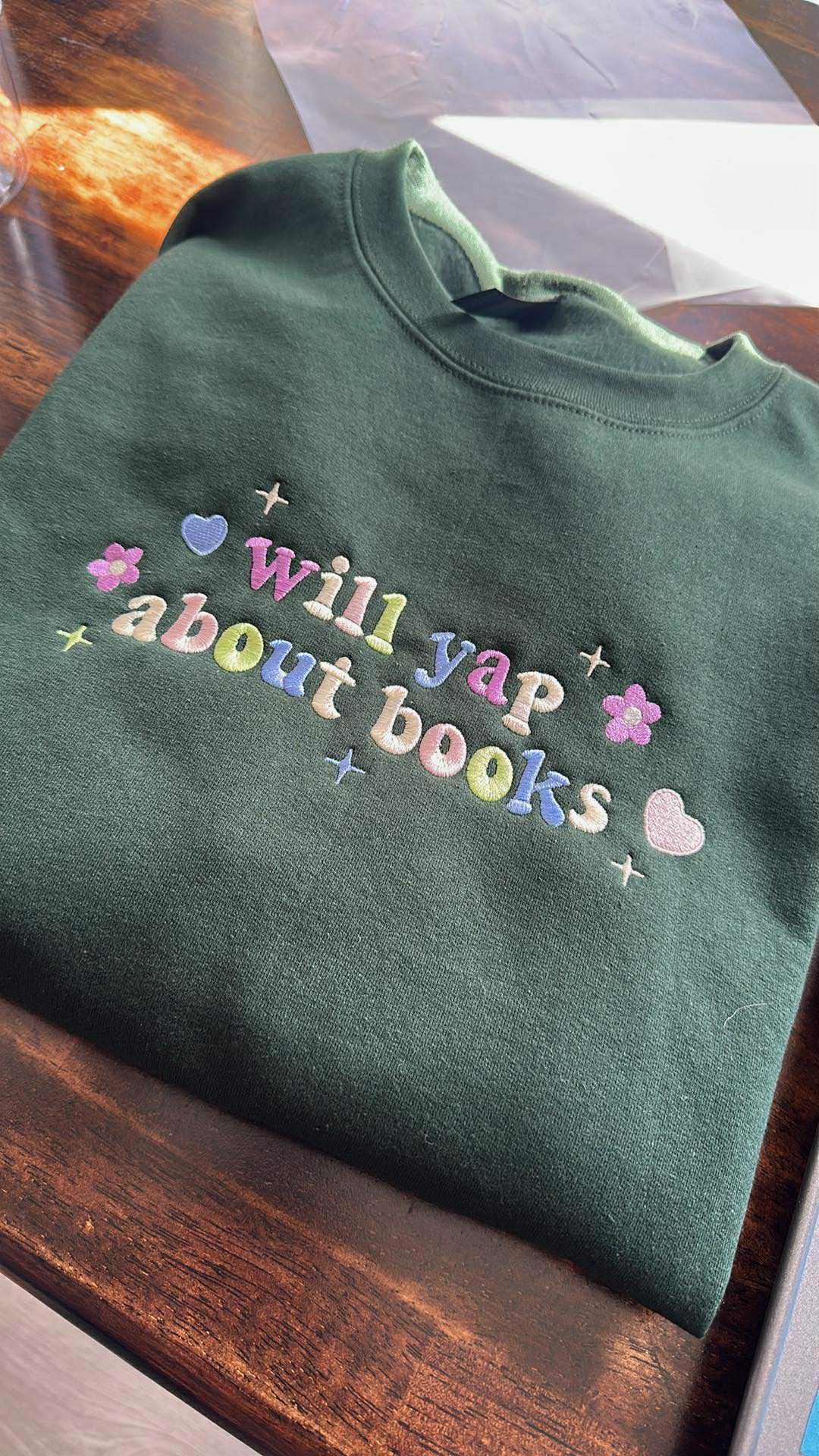 Will Yap About Books Sweater