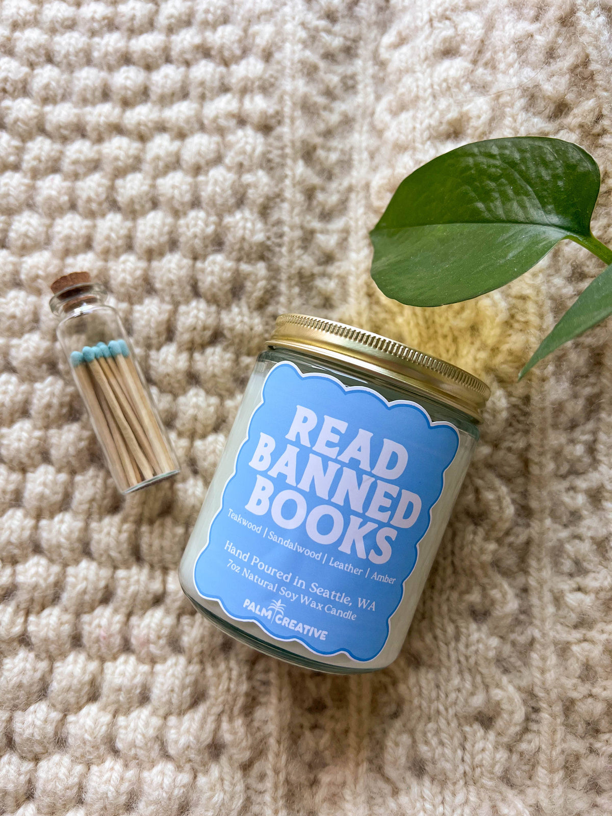 Read Banned Books Candle