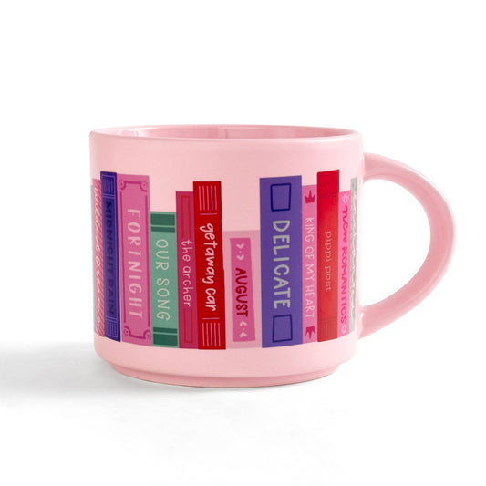Eras Book Tour Bookshelf Large Ceramic Mug