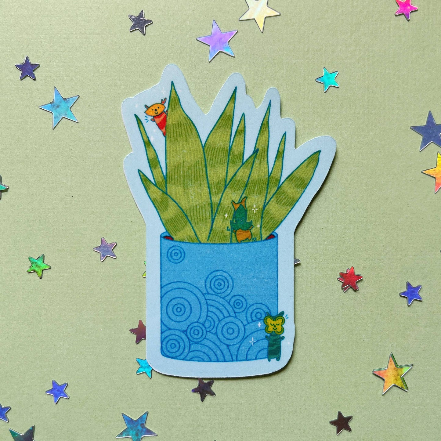 Forest Spirit Plant Sticker