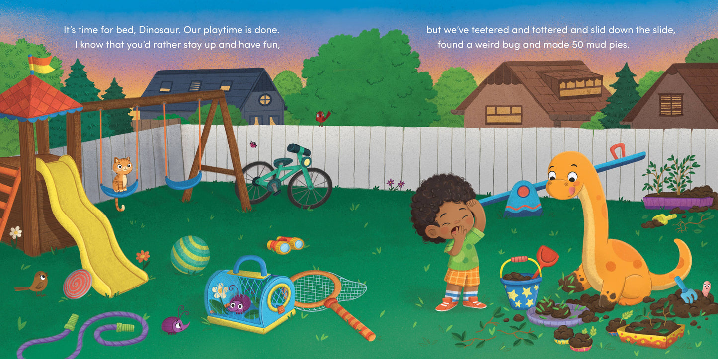 Dinosaur, Go to Bed! Hardcover Picture Book