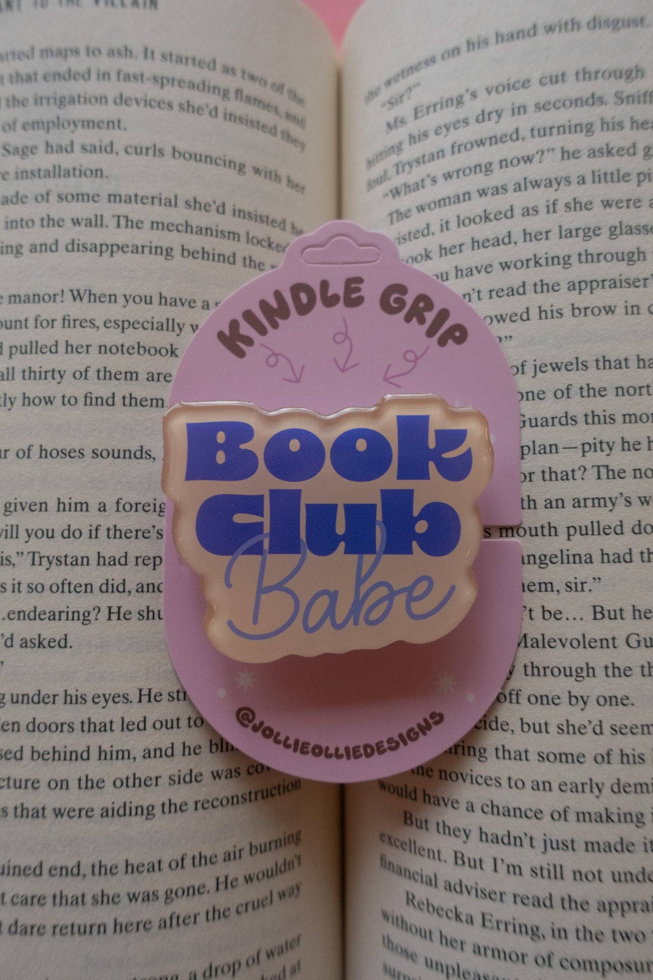Book Club Babe Phone & Kindle Grip