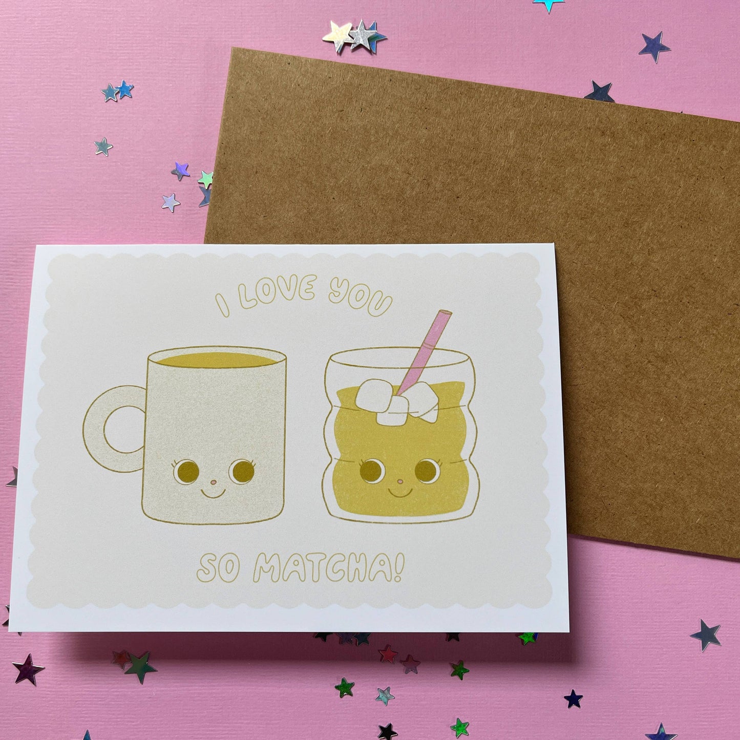I Love You So Matcha Greeting Card