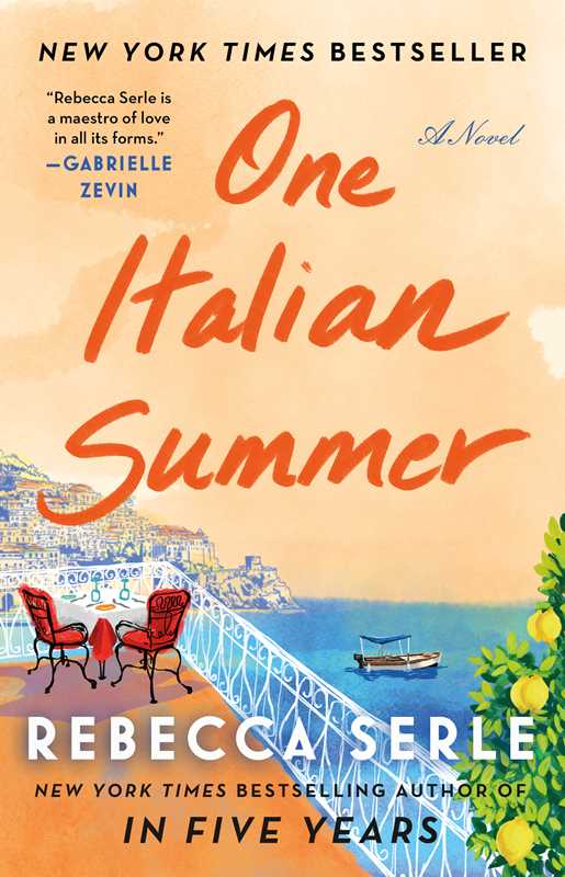One Italian Summer by Rebecca Serle: Paperback; 288 pages / English