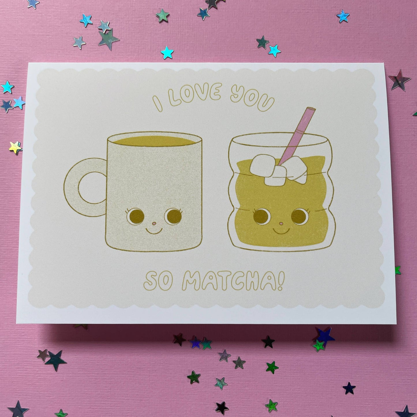 I Love You So Matcha Greeting Card