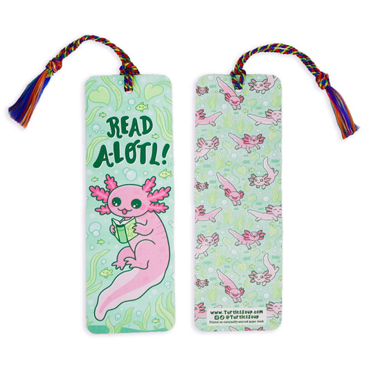Read A-Lotl Axolotl Reader Gift Bookmark with Tassel
