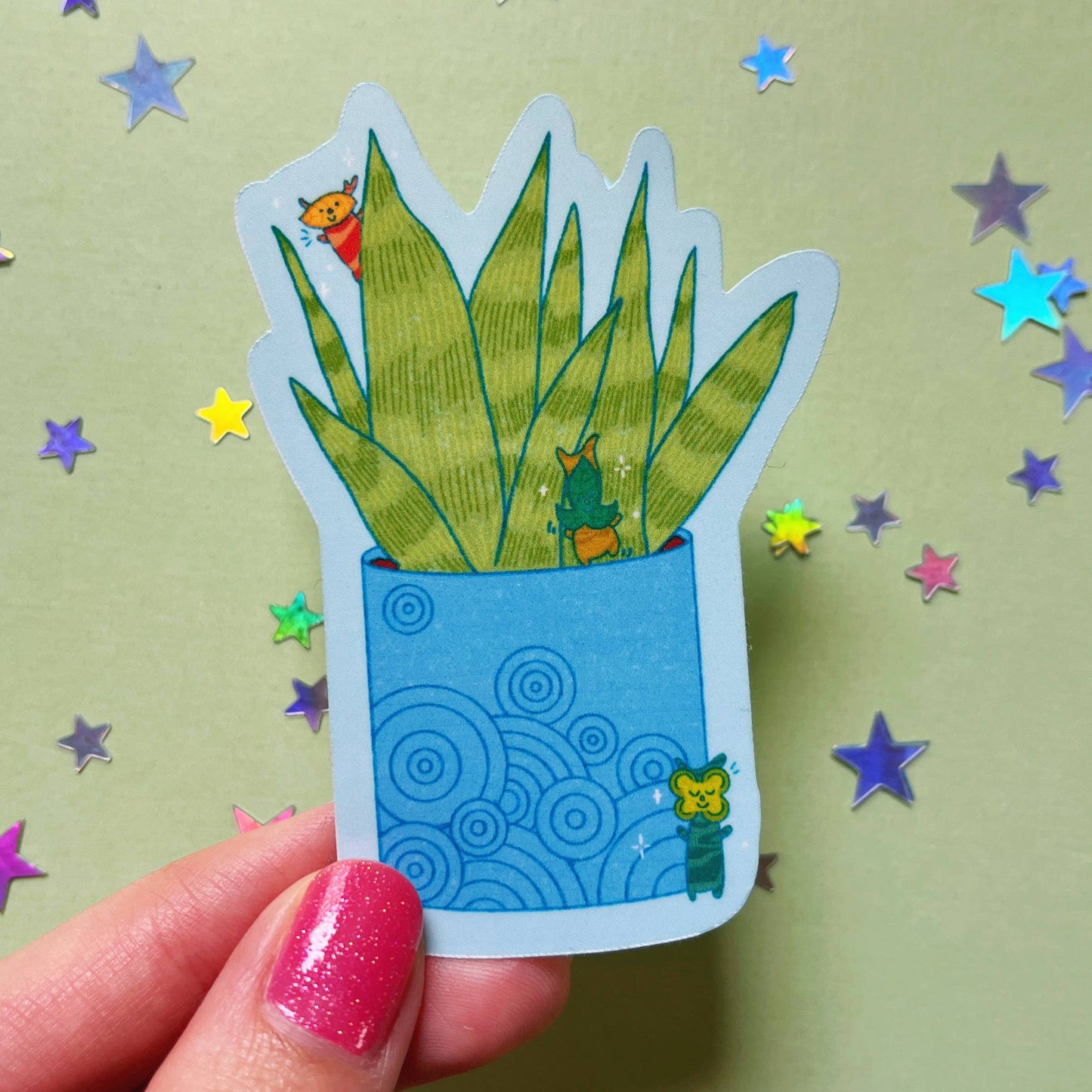 Forest Spirit Plant Sticker