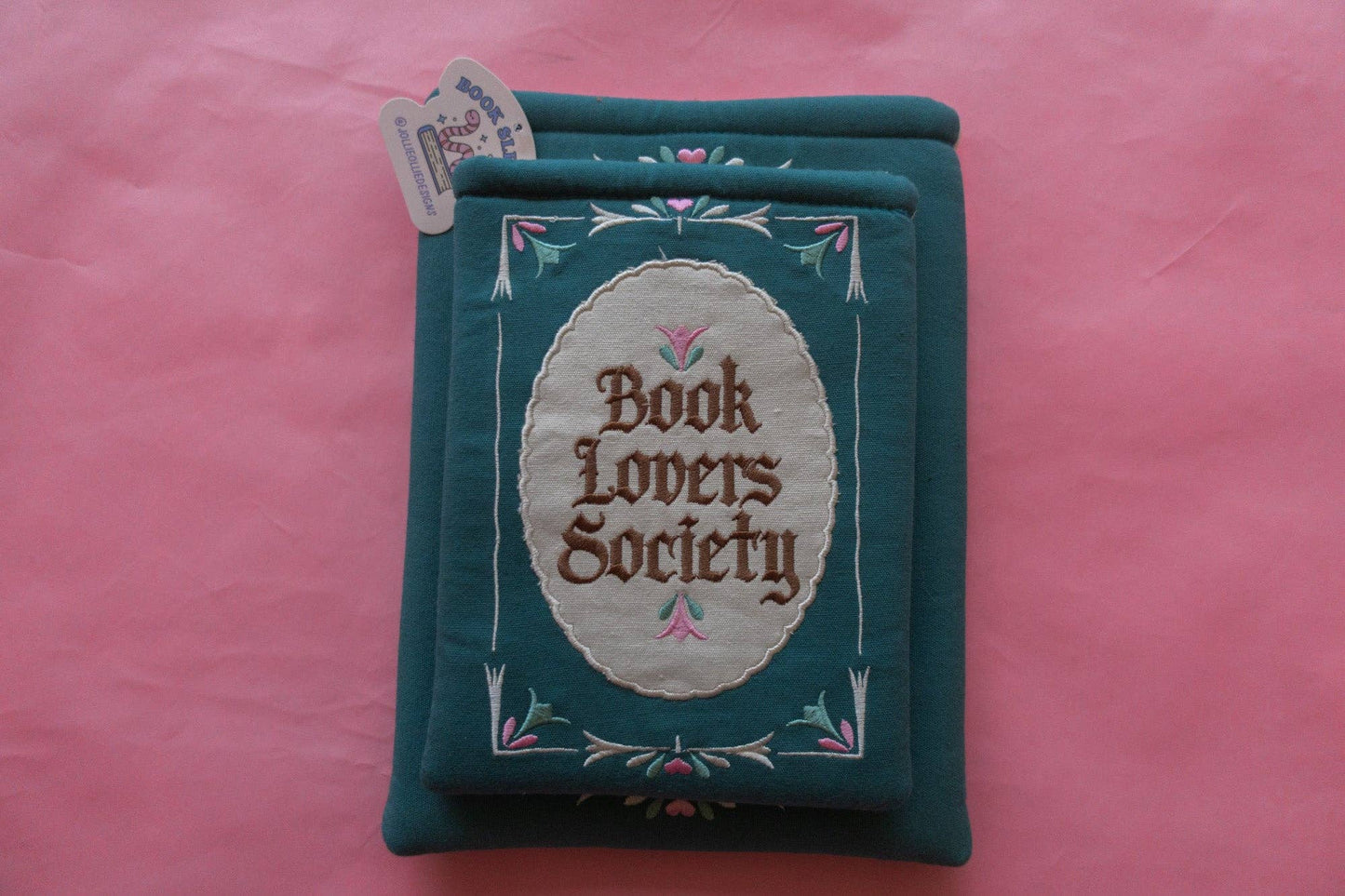 Book Lover's Society Embroidered Book/Kindle Sleeve: Kindle Sleeve