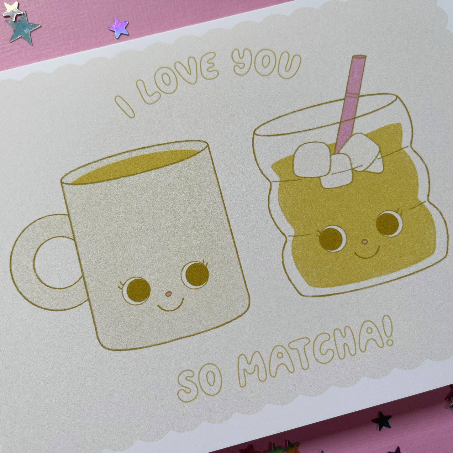 I Love You So Matcha Greeting Card