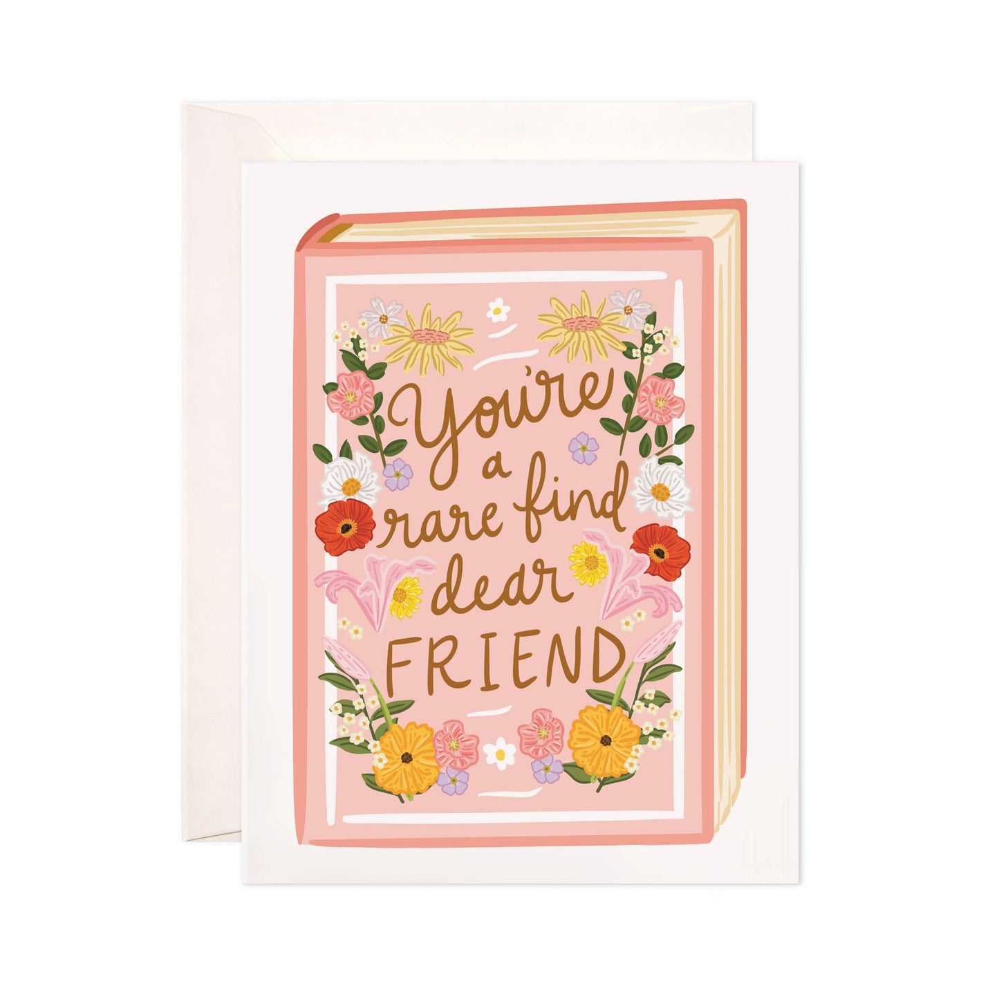 Rare Find Friend Greeting Card - Love & Friendship Card