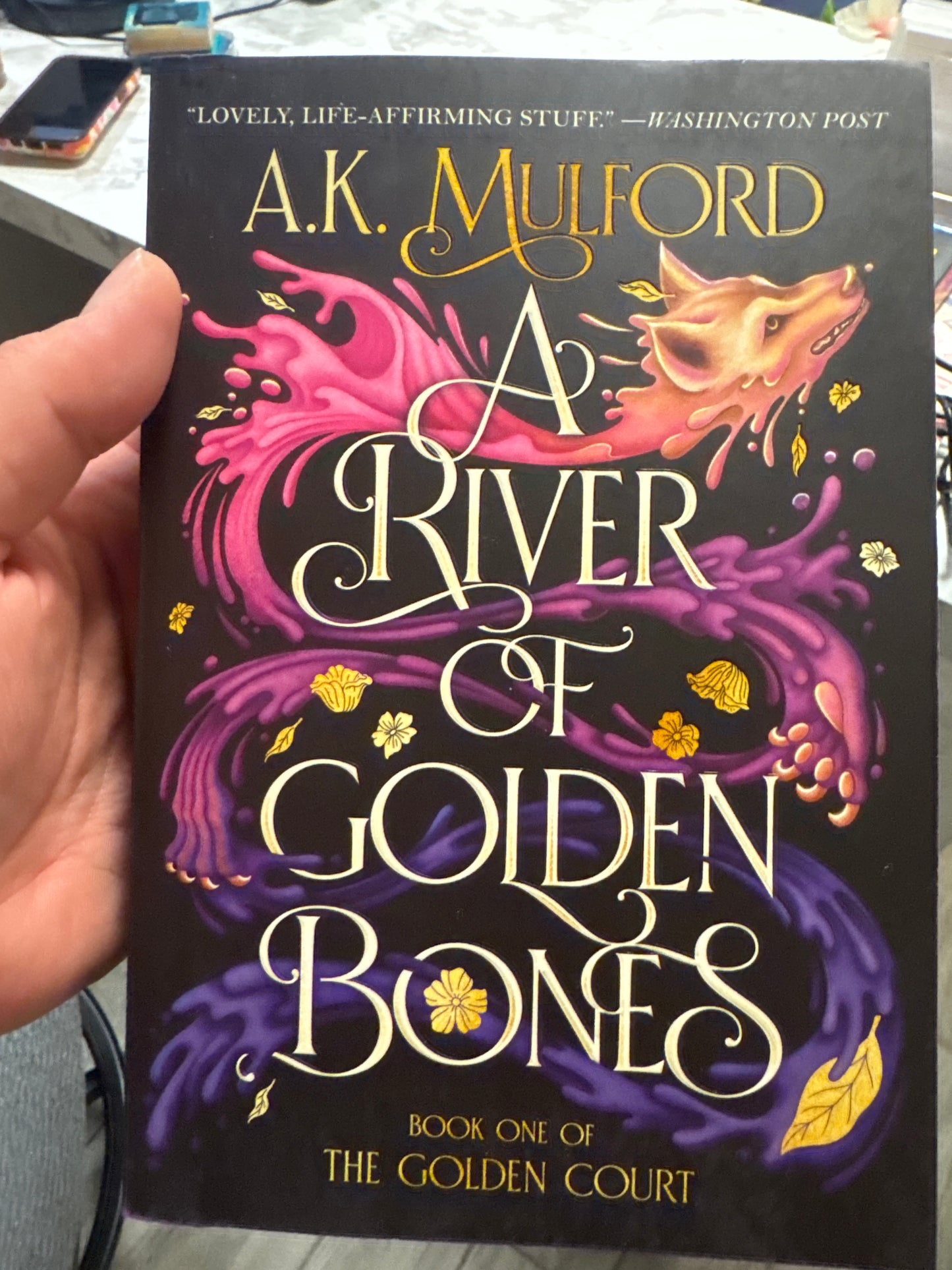 A river of golden bones