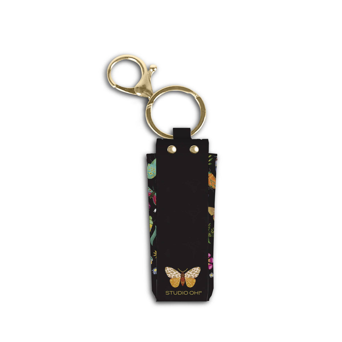 Midnight Garden Lip Balm Holder Key Chain