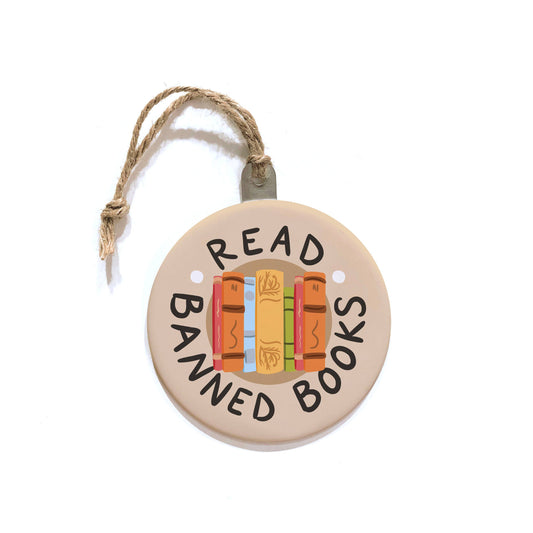 Banned Books Christmas Ornament - Christmas Decor, Gift