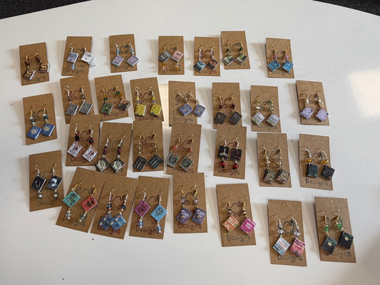 Novel Earrings (New Buffalo Designs)