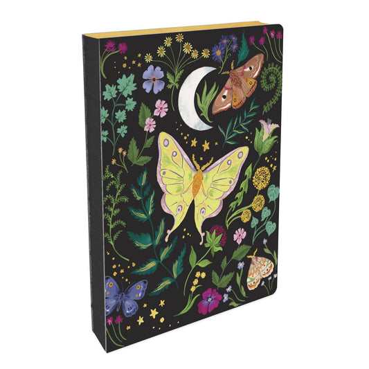 Midnight Garden Medium Coptic Moth-Bound Journal