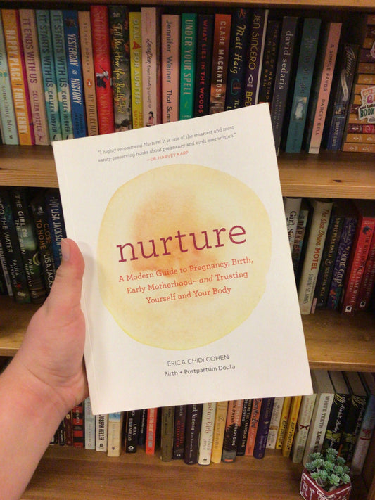 Nurture book by Erica Chidi Cohen, modern guide to pregnancy and early motherhood