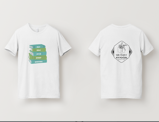 One Year Membership - 5% off purchases, a branded t-shirt, stickers, and a bookmark