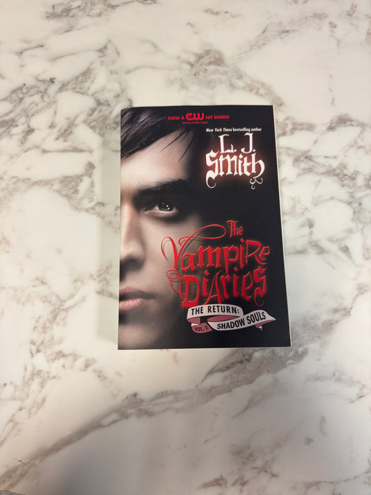The Vampire Diaries The Return Shadow Souls Vol 2 paperback by L.J. Smith with black cover and red title text
