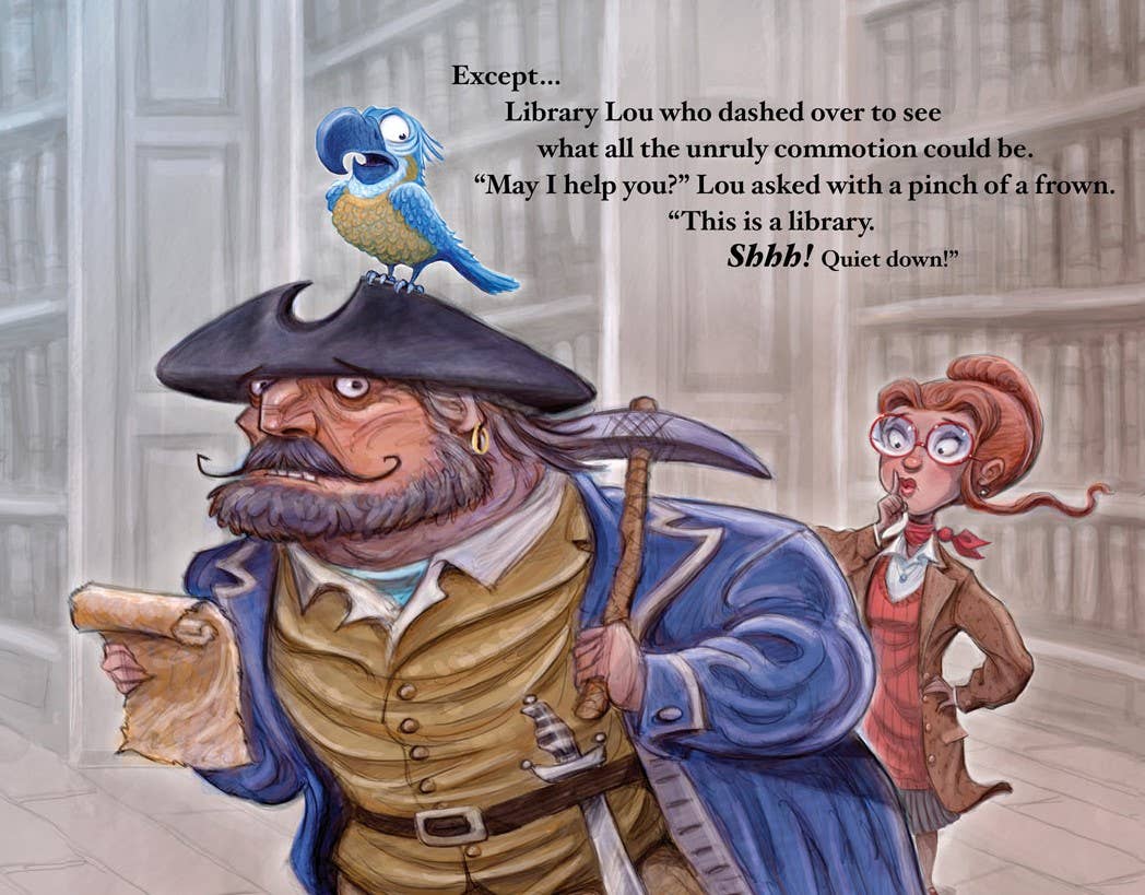 No Pirates Allowed! Said Library Lou Picture Book