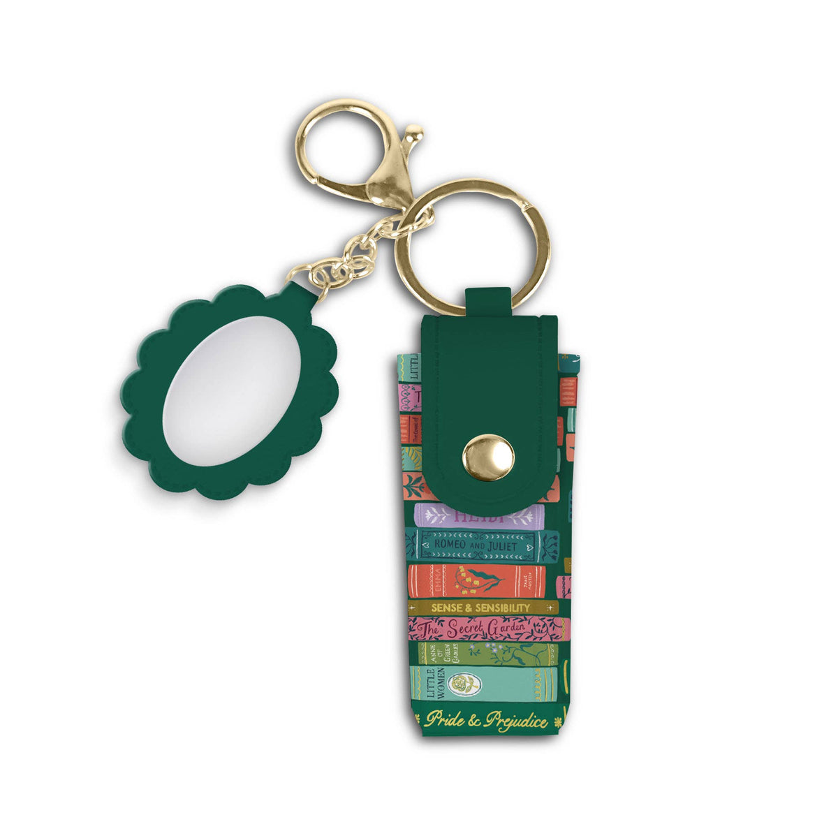 Cozy Reads Lip Balm Holder Key Chain
