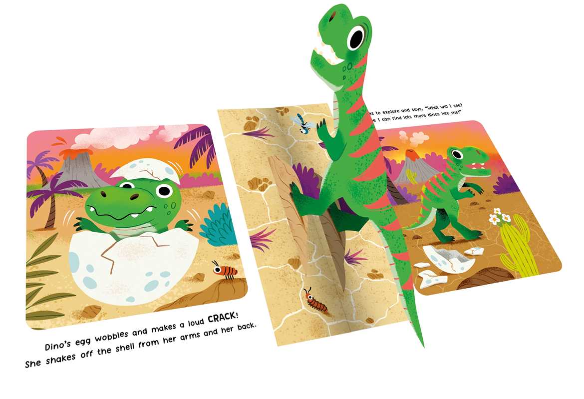 Pop-Up Stories: Dino World by IglooBooks: Board Books; 10 pages / English