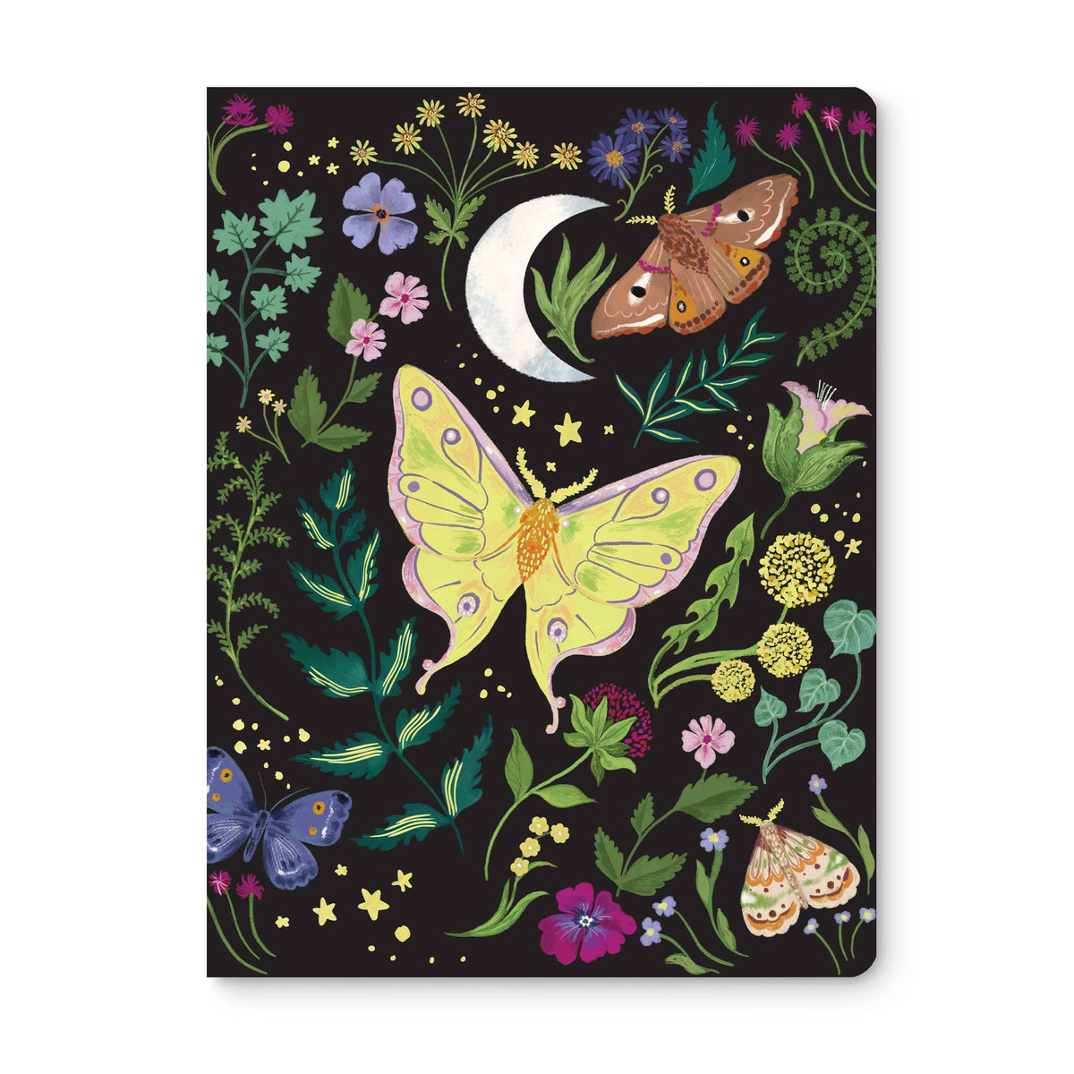 Midnight Garden Medium Coptic-Bound Journal