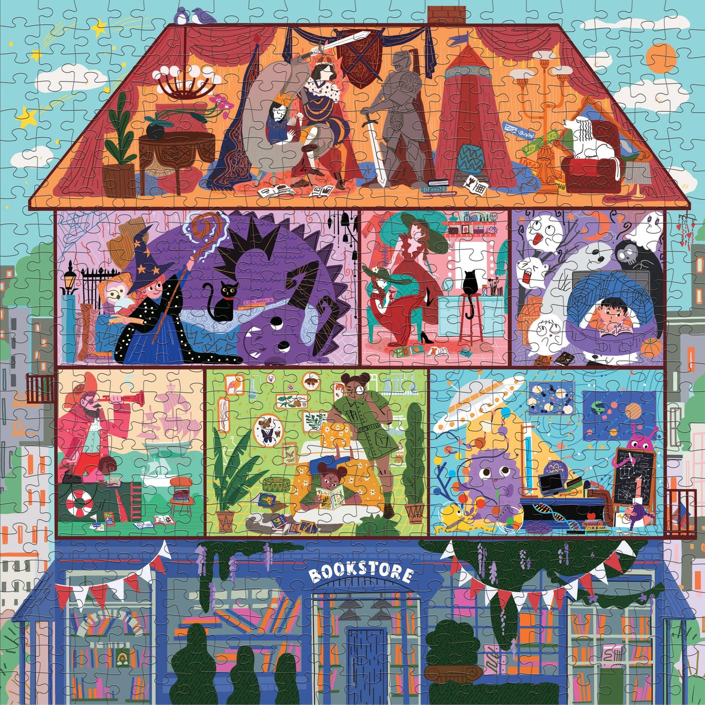 The Magic of Stories 500 Piece Family Puzzle